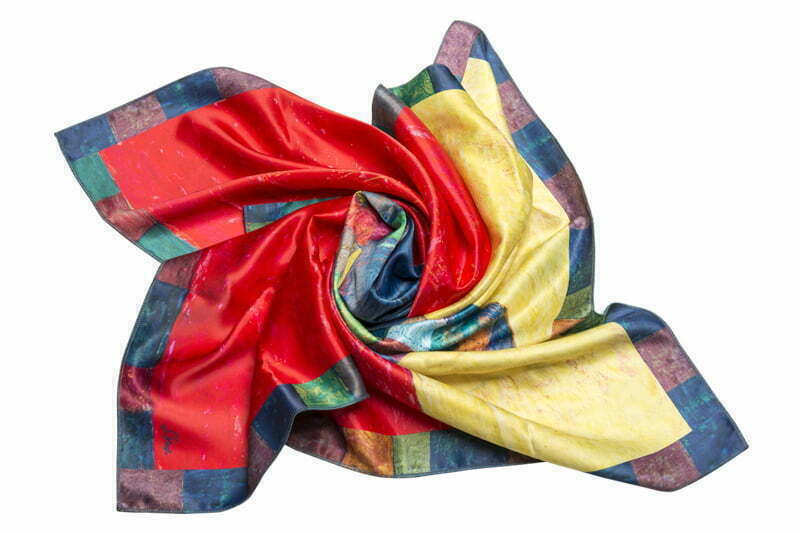 Square neck scarf "In memory of Minas"