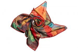 Silk scarf “Mayissyan Village”