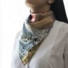 Silk scarf “Variation with shell on themes by Pinturicchio and Raphael”- img. 2